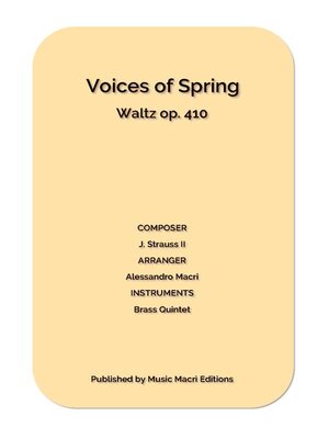 cover image of Voices of Spring Waltz op. 410 by J. Strauss II